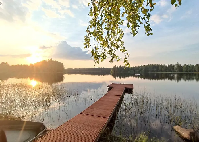 Hirsihuvila Yksityisessae Niemessae Petaejaevedellae